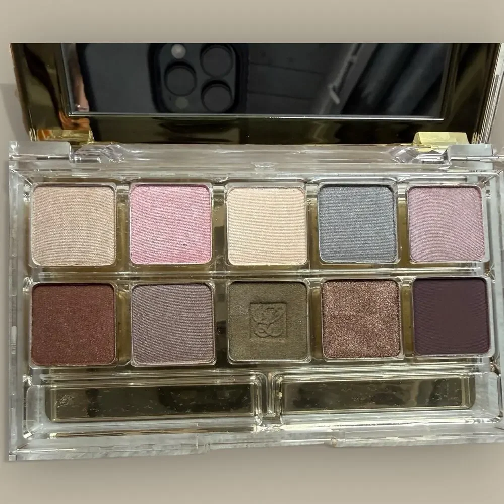 Estee Lauder Deluxe Pure Color Eyeshadow Palette 10 Shades NEW No Brush